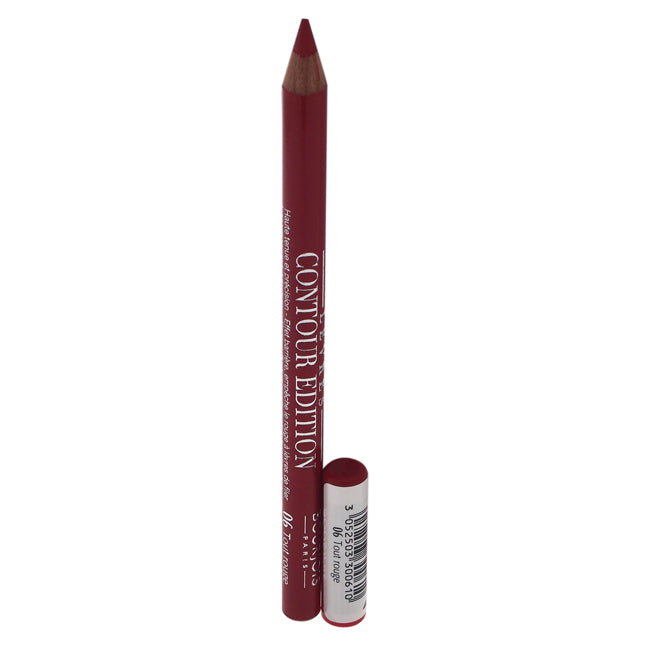 Bourjois Contour Edition Lip Liner - # 06 Tout Rouge by Bourjois for Women - 0.04 oz Lip Liner