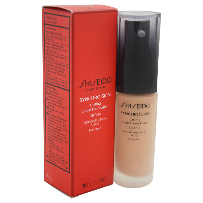 Shiseido Synchro Skin Lasting Liquid Foundation SPF 20 - # 4 Neutral by Shiseido for Women - 1 oz Foundation