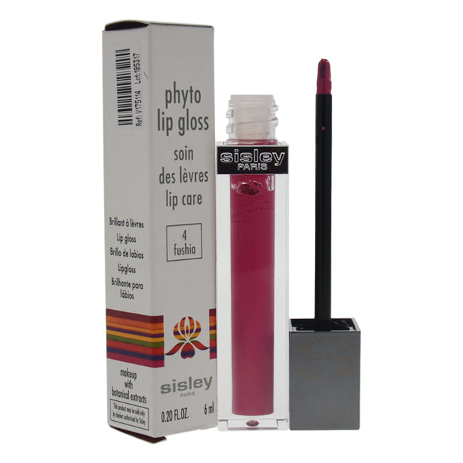 Sisley Phyto Lip Gloss - # 4 Fushia by Sisley for Women - 0.2 oz Lip Gloss