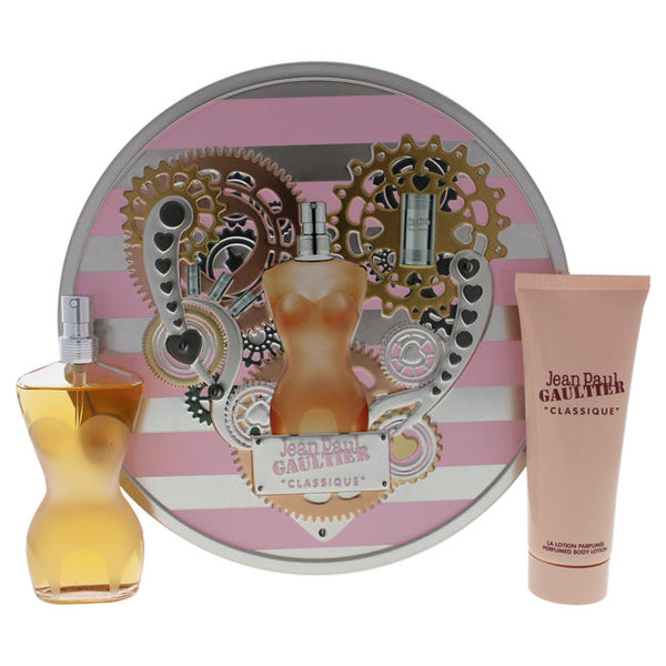 Jean Paul Gaultier Classique by Jean Paul Gaultier for Women - 2 Pc Gift Set 1.7oz EDT Spray, 2.5oz Perfumed Body Lotion