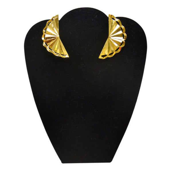 Laruicci Fan Earrings in 18k Gold Plated by Laruicci for Women - 1 Pair Earrings