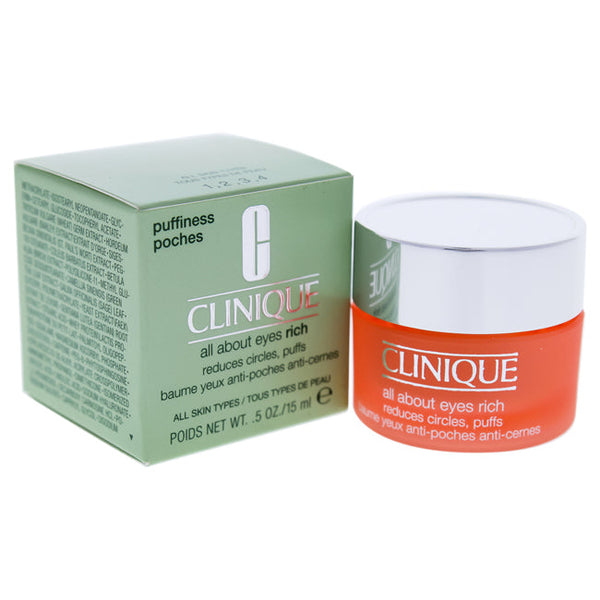 Clinique All About Eyes Rich by Clinique for Women - 0.5 oz Eye Cream