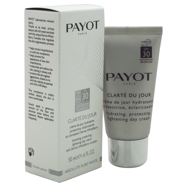 Payot Clarte Du Jour Lightening Day Cream SPF 30 by Payot for Women - 1.6 oz Cream