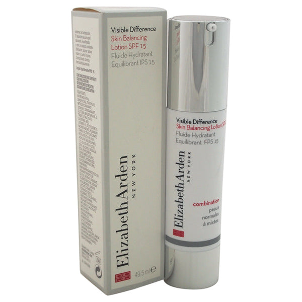 Elizabeth Arden Visible Difference Skin Balancing Lotion SPF 15 - Combination by Elizabeth Arden for Women - 1.65 oz Lotion