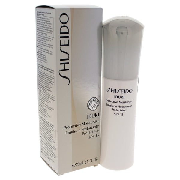 Shiseido IBUKI Protective Moisturizer SPF 15 by Shiseido for Women - 2.5 oz Moisturizer