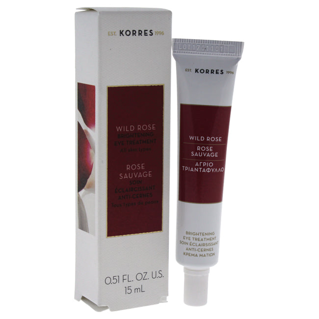 Korres Wild Rose Brightening Eye Treatment by Korres for Women - 0.51 oz Treatment