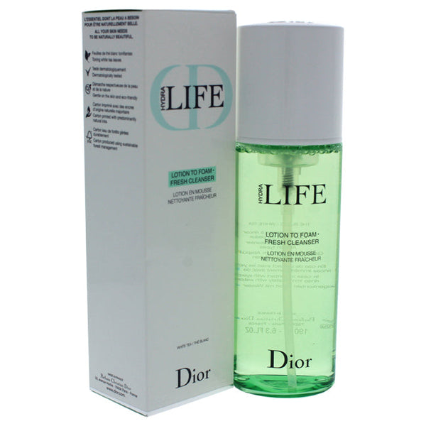 Christian Dior Hydra Life Lotion To Foam Fresh Cleanser by Christian Dior for Women - 6.3 oz Cleanser