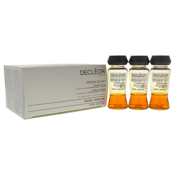 Decleor Aroma Blend Body Concentrate Waistline by Decleor for Women - 8 x 0.2 oz Oil