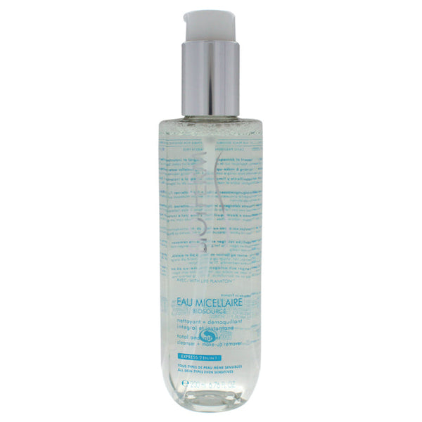 Biotherm Biosource Eau Micellaire Total & Instant Cleanser Make-Up Remover by Biotherm for Women - 6.76 oz Makeup Remover