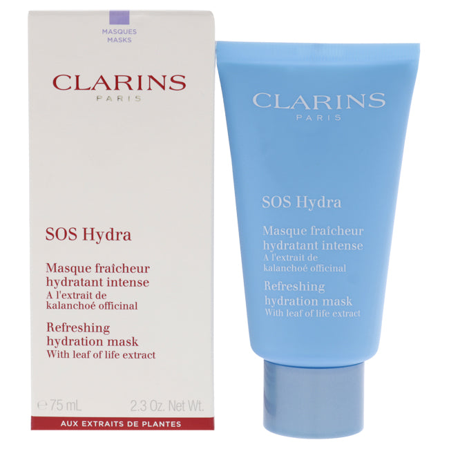 Clarins SOS Hydra Refreshing Hydration Mask by Clarins for Women - 2.3 oz Mask