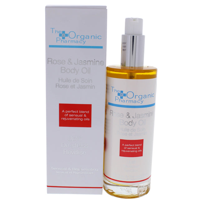 The Organic Pharmacy Rose and Jasmine Body Oil by The Organic Pharmacy for Women - 3.4 oz Oil