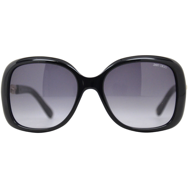 Jimmy Choo Jimmy Choo Wiley/S 0BMB Shiny Black by Jimmy Choo for Women - 56/18/135 mm Sunglasses