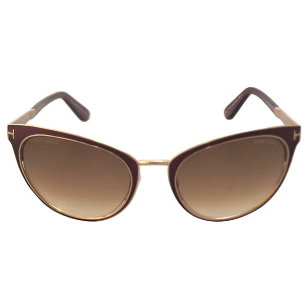 Tom Ford Tom Ford FT0373 Nina 48F - Dark Brown by Tom Ford for Women - 56-21-135 mm Sunglasses