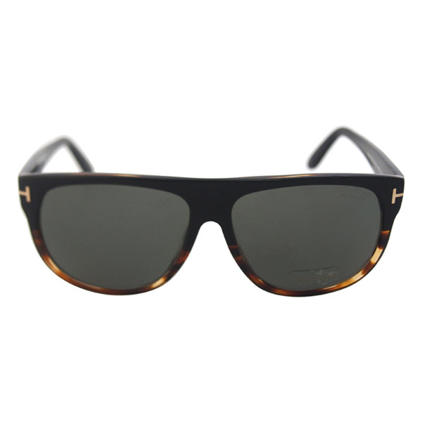 Tom Ford Tom Ford FT0375 Kristen 05R - Black-Green Polarized by Tom Ford for Women - 61-10-140 mm Sunglasses