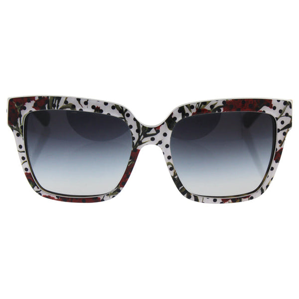 Dolce and Gabbana Dolce and Gabbana DG 4234 2977/8G - Carnation White Havana/Grey Gradient by Dolce and Gabbana for Women - 57-18-140 mm Sunglasses