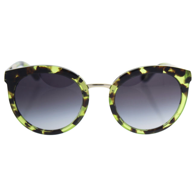 Dolce and Gabbana Dolce and Gabbana DG 4268 2970/8G - Cube Havana Green/Grey Gradient by Dolce and Gabbana for Women - 52-22-140 mm Sunglasses