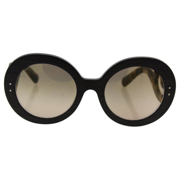 Prada Prada SPR 27R UBT-4O2 - Ebony Malabar/Brown by Prada for Women - 55-22-135 mm Sunglasses
