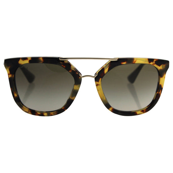 Prada Prada SPR 13Q 7SO-4M1 - Medium Havana/Green Gradient by Prada for Women - 54-20-140 mm Sunglasses