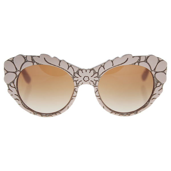 Dolce and Gabbana Dolce and Gabbana DG 4267 3001/13 - Top Powder/Texture Tissue/Brown Gradient by Dolce and Gabbana for Women - 53-20-140 mm Sunglasses