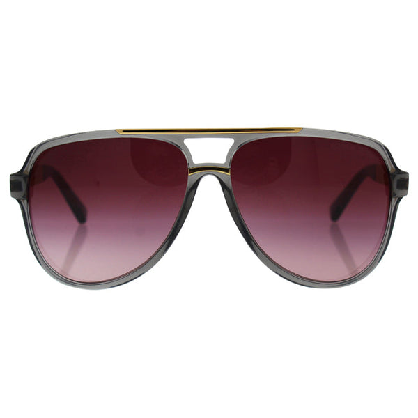 Michael Kors Michael Kors MK 6025 30918H ClementineII-Grey Transparent/Gold/Burgundy Gradient by Michael Kors for Women - 60-13-140 mm Sunglasses