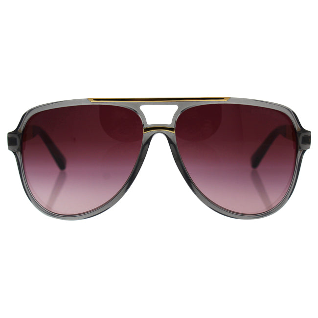 Michael Kors Michael Kors MK 6025 30918H ClementineII-Grey Transparent/Gold/Burgundy Gradient by Michael Kors for Women - 60-13-140 mm Sunglasses