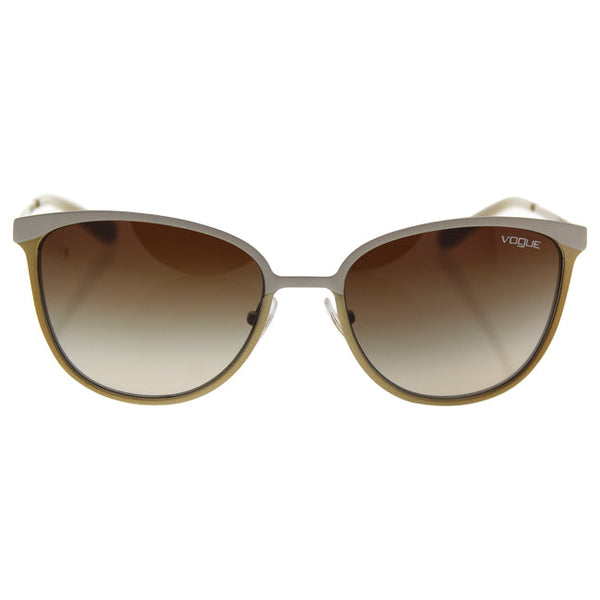 Vogue Vogue VO4002S 996-S/13 - Matte Beige Brushed Gold/Brown Gradient by Vogue for Women - 55-18-135 mm Sunglasses