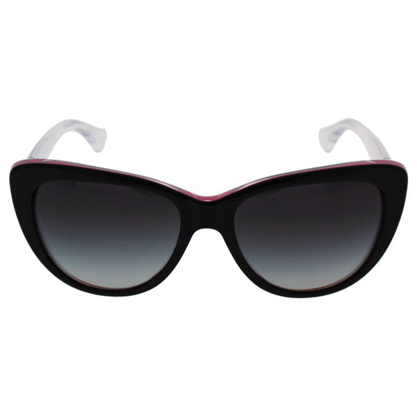 Dolce and Gabbana Dolce and Gabbana DG 4221 2794/8G - Black/Peral Fuxia/Crystal/Grey Gradient by Dolce and Gabbana for Women - 55-17-140 mm Sunglasses