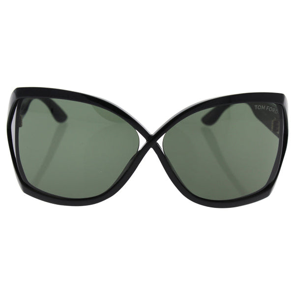 Tom Ford Tom Ford TF427 01N Juliane - Shiny Black/Green by Tom Ford for Women - 62-11-115 mm Sunglasses