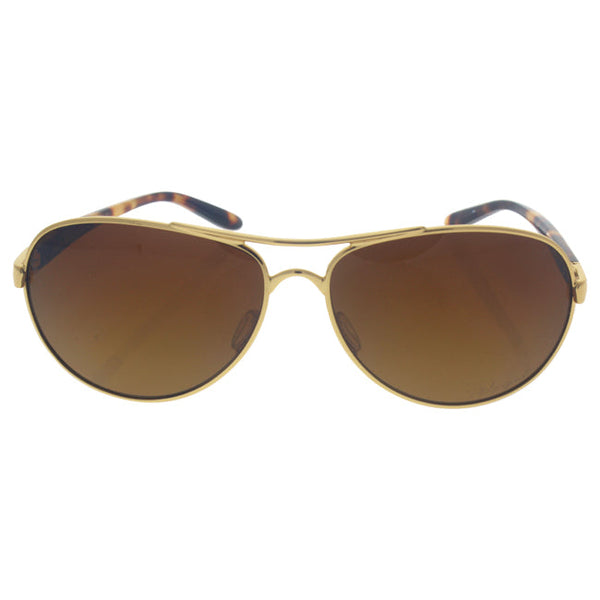 Oakley Oakley Feedback OO4079-11 - Polished Gold/Brown Gradient Polarized by Oakley for Women - 59-13-135 mm Sunglasses