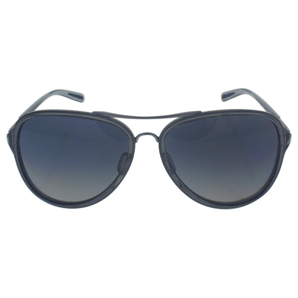 Oakley Oakley Kickback OO4102-13 - Black Ice-Onyx/Grey Gradient Polarized by Oakley for Women - 58-14-137 mm Sunglasses