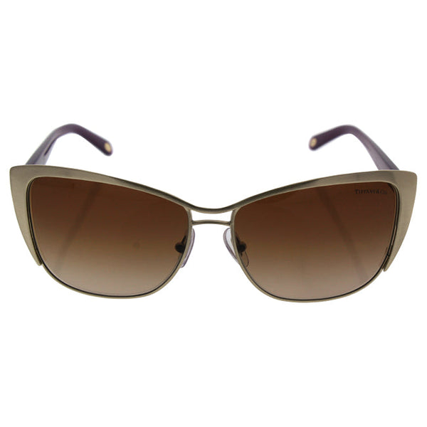 Tiffany and Co. Tiffany TF 3050 6077/3B - Brushed Pale Gold/Brown Gradient by Tiffany and Co. for Women - 58-14-140 mm Sunglasses