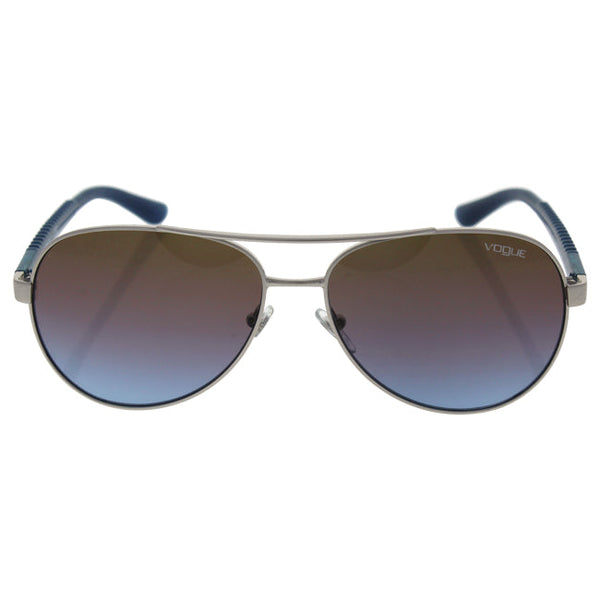 Vogue Vogue VO3997S 323/48 - Brushed Silver/Azure Gradient Pink Gradient Brown by Vogue for Women - 58-14-135 mm Sunglasses