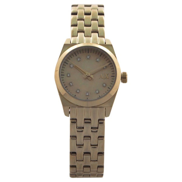 Armani Exchange AX5331 Gold Rhinestone Digit Watch by Armani Exchange for Women - 1 Pc Watch