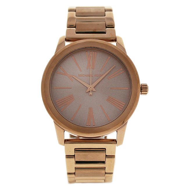 Michael Kors MK3491 Hartman Rose Gold Stainless Steel Watch by Michael Kors for Women - 1 Pc Watch