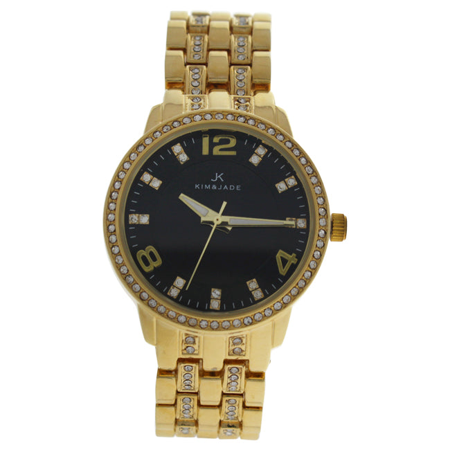 Kim & Jade 2031L-2B Gold Stainless Steel Bracelet Watch by Kim & Jade for Women - 1 Pc Watch