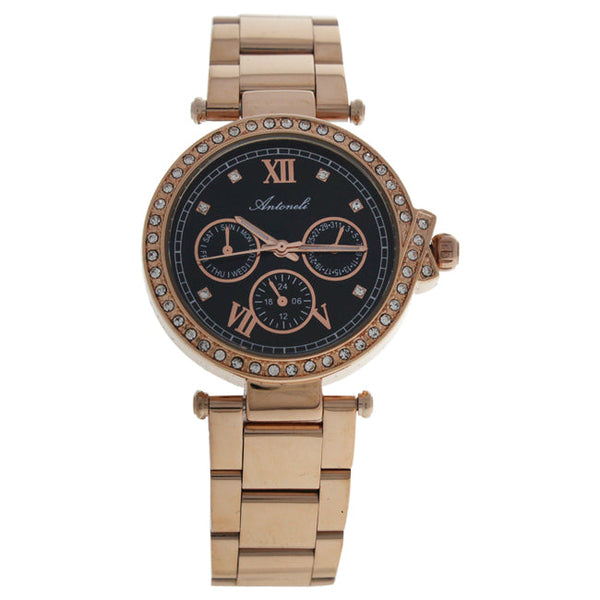 Antoneli AL0519-15 Rose Gold Stainless Steel Bracelet Watch by Antoneli for Women - 1 Pc Watch