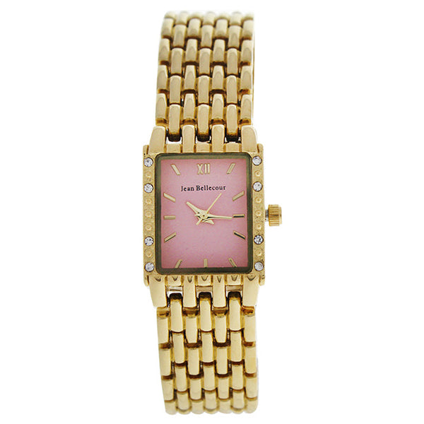 Jean Bellecour REDS25-GP Gold Stainless Steel Bracelet Watch by Jean Bellecour for Women - 1 Pc Watch