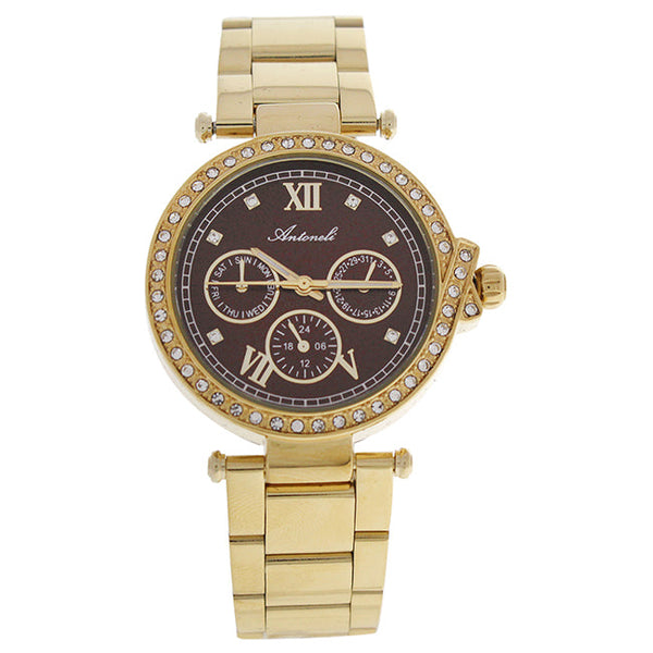 Antoneli AL0519-12 Gold Stainless Steel Bracelet Watch by Antoneli for Women - 1 Pc Watch