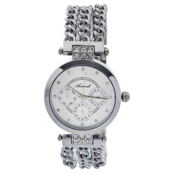 Antoneli AL0704-02 Silver Stainless Steel Bracelet Watch by Antoneli for Women - 1 Pc Watch