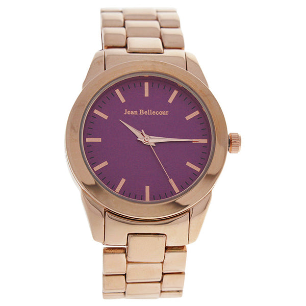 Jean Bellecour A0372-1 Rose Gold Stainless Steel Bracelet Watch by Jean Bellecour for Women - 1 Pc Watch