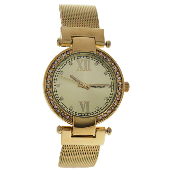 Antoneli AL0500-04 Gold Stainless Steel Mesh Bracelet Watch by Antoneli for Women - 1 Pc Watch
