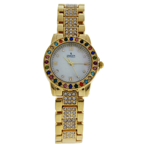 Charlotte Raffaelli CRM001 Gold/Multicolor Stainless Steel Bracelet Watch by Charlotte Raffaelli for Women - 1 Pc Watch