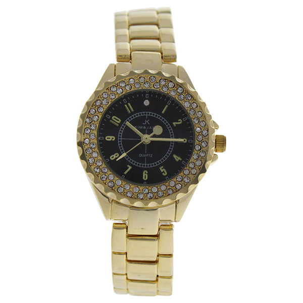 Kim & Jade 2033L-GB Gold Stainless Steel Bracelet Watch by Kim & Jade for Women - 1 Pc Watch