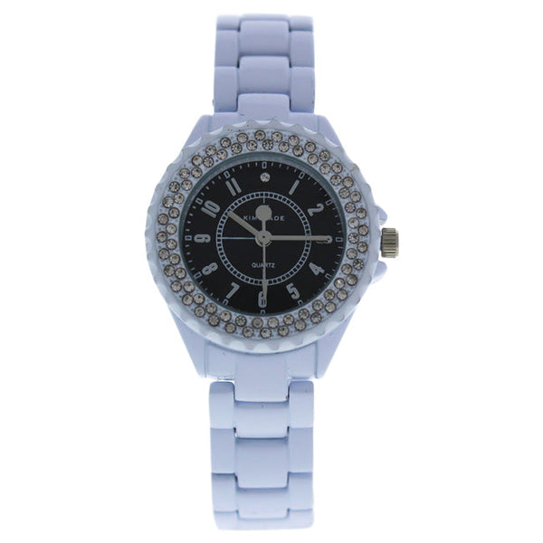 Kim & Jade 2033L-WB White Stainless Steel Bracelet Watch by Kim & Jade for Women - 1 Pc Watch