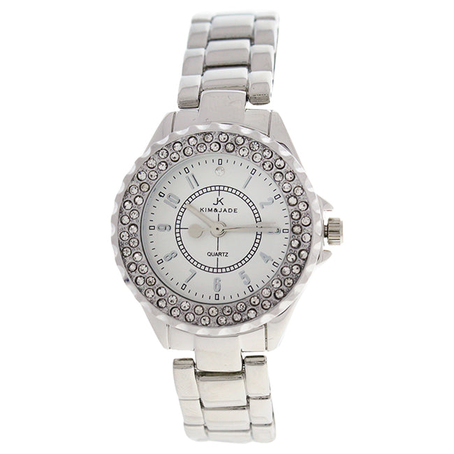 Kim & Jade 2033L-SS Silver Stainless Steel Bracelet Watch by Kim & Jade for Women - 1 Pc Watch