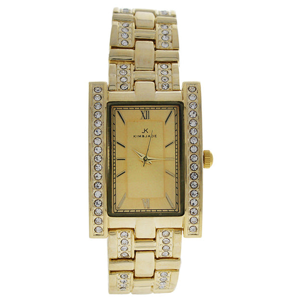 Kim & Jade 2060L-GG Gold Stainless Steel Bracelet Watch by Kim & Jade for Women - 1 Pc Watch