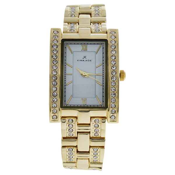 Kim & Jade 2060L-GW Gold Stainless Steel Bracelet Watch by Kim & Jade for Women - 1 Pc Watch