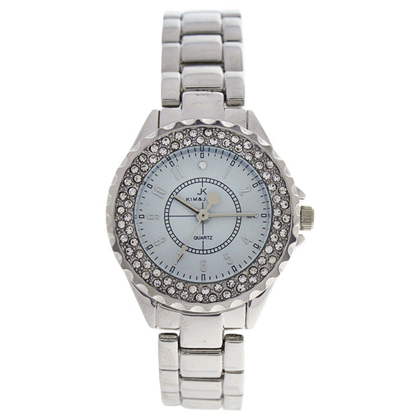 Kim & Jade 2033L-SW Silver Stainless Steel Bracelet Watch by Kim & Jade for Women - 1 Pc Watch