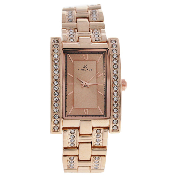 Kim & Jade 2060L-GPGP Rose Gold Stainless Steel Bracelet Watch by Kim & Jade for Women - 1 Pc Watch