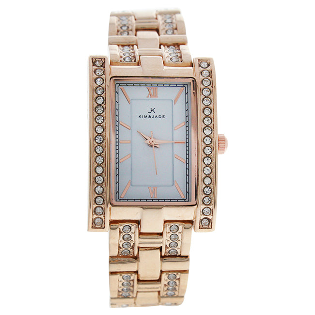 Kim & Jade 2060L-GPW Rose Gold Stainless Steel Bracelet Watch by Kim & Jade for Women - 1 Pc Watch